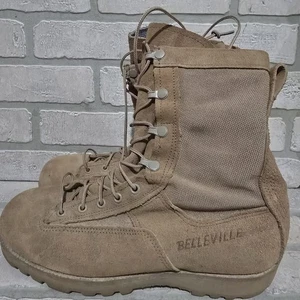 Belleville 790G Gore-Tex Combat Stivali Uomo Tan 8R Esercito Militare Impermeabile USA - Foto 1 di 11