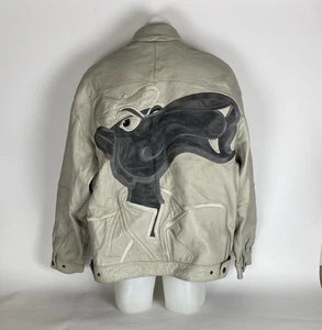 Chaqueta de Cuero De Colección Rara Pelle Pelle Marc Buchana Talla 48 - Imagen 1 de 13