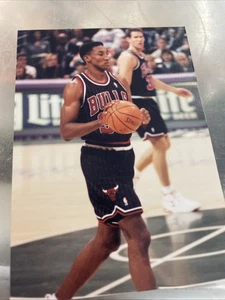 Vintage Color Snapshot Photo Scottie Pippen Fuji Film Bulls - Bild 1 von 11