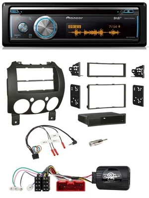 Pioneer Lenkrad DAB USB CD Bluetooth Autoradio für Mazda 2 2007-2014 nur Panason - Bild 1 von 4