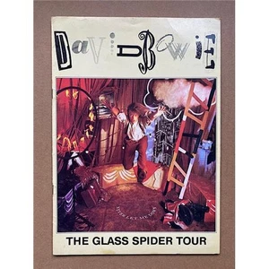 DAVID BOWIE GLASS SPIDER TOUR (B) PROGRAMME RARE 1987 UNOFFICIAL BLACK AND WHIT - Picture 1 of 1