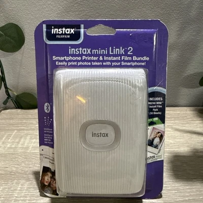 Fujifilm Instax Mini Link 2 Smartphone Printer & Instant Film Bundle  - Image 1 of 3