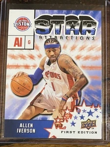 Allen Iverson 2009-10 Upper Deck First Edition Star Attractions Insert #SA-8 - Picture 1 of 2