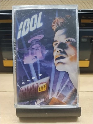 New Sealed Charmed Life by Billy Idol Audio Cassette Tape 80s Rock Music  - Image 1 of 4