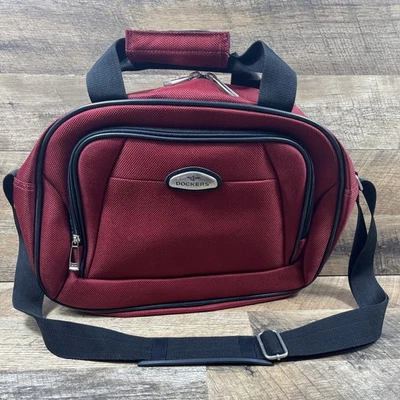 Bolsa de viagem Dockers – Bagagem de mão marrom 15x11x5 - Imagem 1 de 4