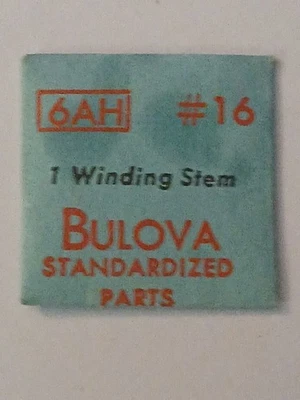 Vintage Bulova 6AH Winding Stem,  Nos,watch Part - Image 1 of 4