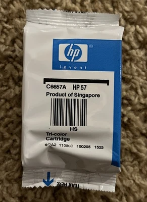 New-HP 57 Tri-Color Ink Cartridge C6657A - Image 1 of 4