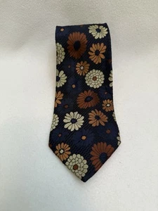 Yves Saint Laurent YSL Floral Print Narrow Silk Tie 60”x4” - Picture 1 of 8