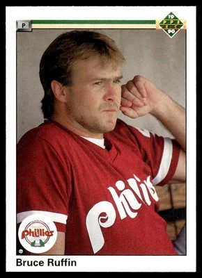 1990 Upper Deck Bruce Ruffin Philadelphia Phillies #580 - Image 1 of 2