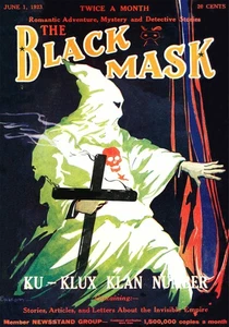Máscara Negra - KKK - Camiseta - Transferencia de la más alta calidad - Elige tu talla - Imagen 1 de 2