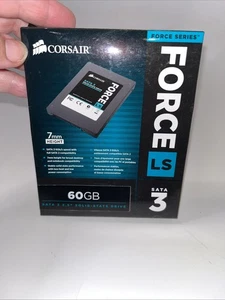 Corsair Force LS 60GB SATA III 2.5" SSD Solid State Drive + SATA Cables - Picture 1 of 3