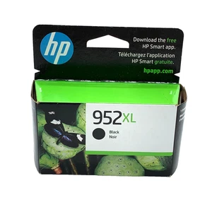 Cartucho de tinta negro HP 952XL NUEVO sellado GENUINO Officejet exp 12/2023 S3 - Imagen 1 de 6