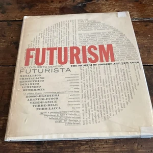 FUTURISM 1961 Art Book 1st Print The Museum of Modern Art New York  MOMA HC DJ - Imagen 1 de 13