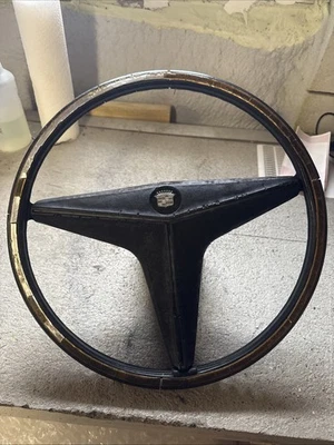 🔥 EXTREMADAMENTE RARO 1969 Cadillac Coupe Deville llanta volante soplado negro Foto 1 de 4