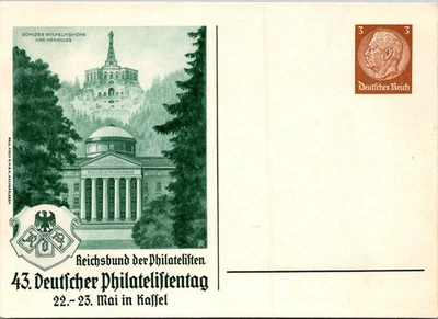 GOLDPATH: Германия почтовая карточка 1937 CV884_P28 - Изображение 1 из 2