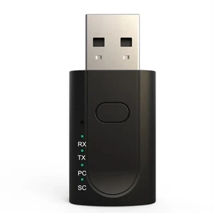 4-In-1 USB Bluetooth 5.1 Adapter Kabelloser Audio-Empfänger-Sender Externe 7691 - Afbeelding 1 van 7