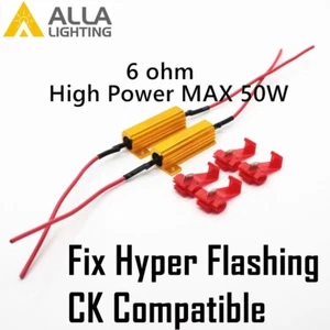 Load Resistors for 14-21 Chevy Silverado 1500 LED FRONT Turn Signal Quick Flash - Picture 1 of 9