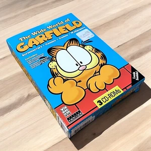 The Wide World of Garfield Win / Mac 3-CDs EVERY Comic Strip + Much More Sealed - Picture 1 of 10