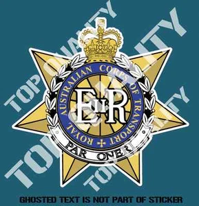 AUSTRALIAN ARMY TRANSPORT CORPS PATRIOTIC MILITARY DECALS AUSTRALIANA STICKERS - Bild 1 von 1