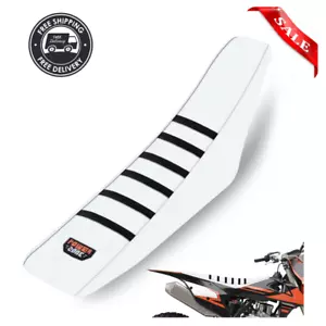 Universal Ribbed Dirt Bike Seat Cover - Gripper Soft Seat Cover for Most Dirt... - Picture 1 of 24