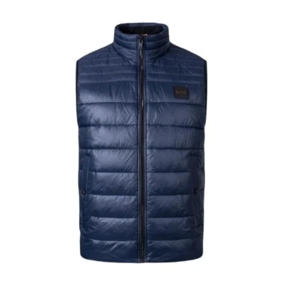 NWT - HUGO BOSS ODENO Men's Puffer Dark Blue Vest Gillet 50485131 - 40R - Image 1 of 4
