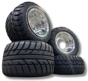 Kit pneumatici completo / cerchi Silver Dream + pneumatici Maxxis Speraz Yamaha YFM 700 R - Foto 1 di 1