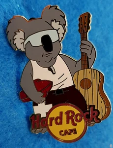 GUITARRA HRO ONLINE SURF SALVAVIDAS PLAYA KOALA OSO Hard Rock Café PIN LE100 - Imagen 1 de 1