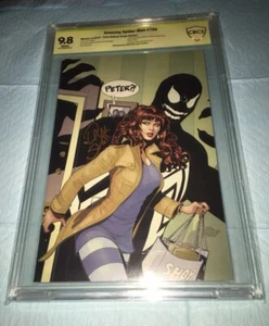 AMAZING SPIDER-MAN #798 1a Aparición Duende Rojo 9.8 CBCS SS SLOTT DAN FIRMADO - Imagen 1 de 8