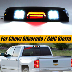 For 2014-2018 Chevy Silverado GMC Sierra 1500 LED Third 3rd Brake Light Smoke