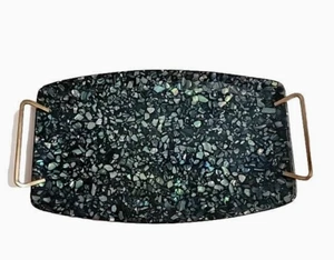 Small Serving Tray Genuine Paua Shell From New ZEALAND Souvenir - Retro Party - Picture 1 of 5