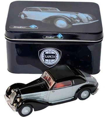 SOLIDO-MODELLINO AUTO LANCIA ASTURA 1934 CON SCATOLA IN METALLO,SCALA 1:43