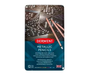 Derwent Metallic Pencils 12 Pack - Picture 1 of 1