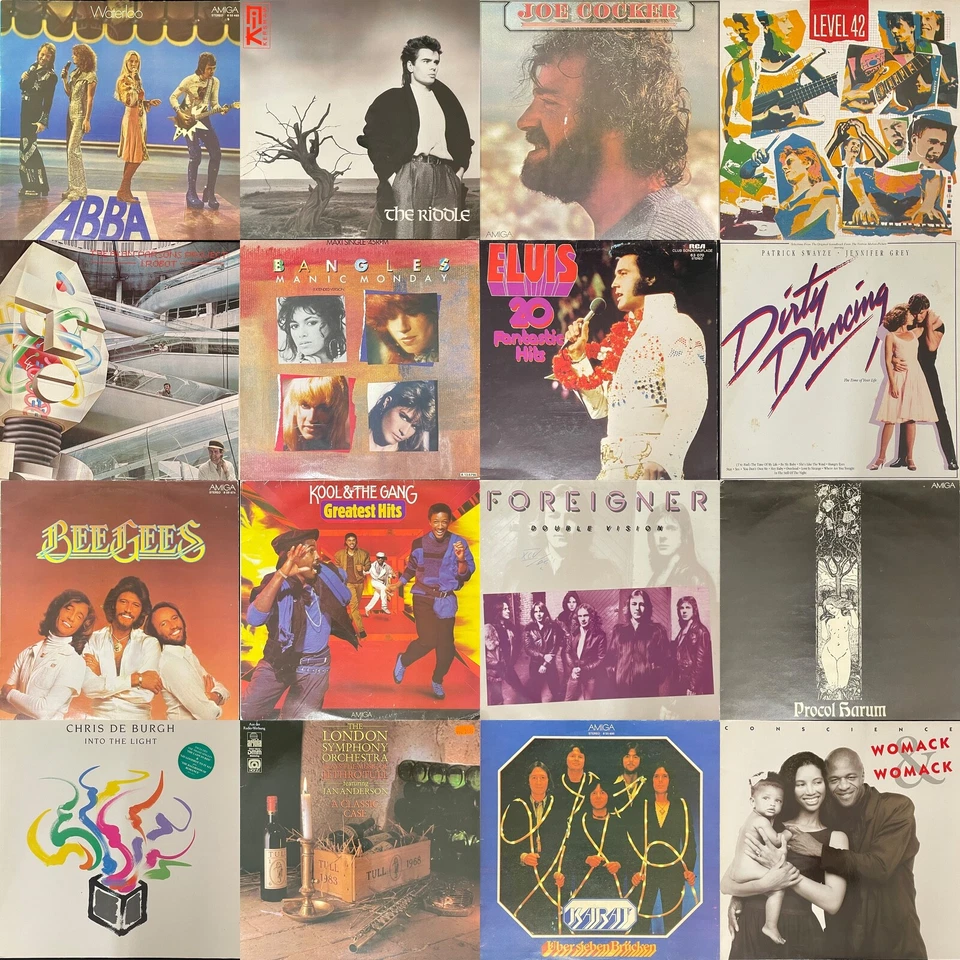 x250 Schallplattensammlung LP Vinyl A bis Z sortiert Rock Pop Rap Hip Hop Soul - Bild 1 von 1