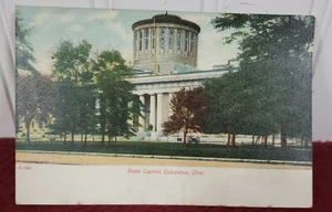 Antigua postal fotográfica del Capitolio del Estado, Colón, Ohio de 1900 GC - Imagen 1 de 4