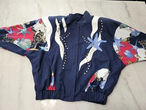 Retro Julian K super bunte Jacke extravagant FUNKY Vintage, mittelgroß - Bild 1 von 10