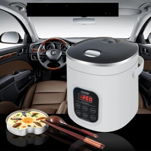 2L Rice Cooker 12v-24V/ 220v Car & Home or Truck & Home Dual Use Rice Cooker - Picture 1 of 15