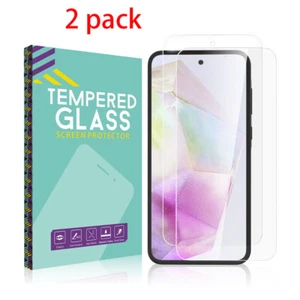 2 Pack for Samsung Galaxy A35 5G Tempered Glass Screen Protector, Anti Scratch - Picture 1 of 13