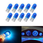 10x T10 194 168 Blue Glass Halogen Globe Bulb Blue Car Side Light Car Led Lamp