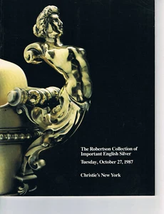Christie's- Robertson Collection of English Silver - Oct 27 1987 - Imagen 1 de 1