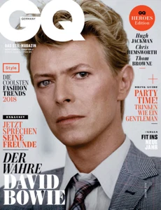 DAVID BOWIE Chris Hemsworth LUCKY BLUE SMITH GQ Magazine Germany January 2018 - Picture 1 of 1