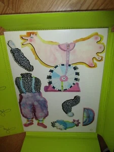 ESCULTURA DE MADERA UNIDA JUDIE BOMBERGER Chicken Rider - Imagen 1 de 4