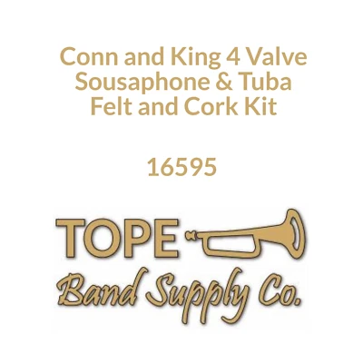 Kit de 4 válvulas de fieltro y corcho Conn and King Tuba Foto 1 de 4