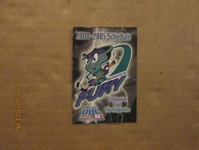 UHL Muskegon Fury Vintage Defunct Circa 2004-2005 Champs Hockey Pocket Schedule