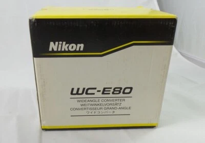 Nikon WC-E80 Wide Angle Converter Lens for Select Coolpix Cameras (25106) - Image 1 of 2