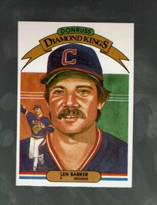 1982  Donruss.   Diamond Kings     Len Barker     #6 - Picture 1 of 2