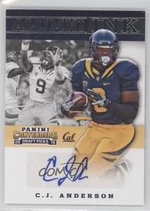 2015 Panini Contenders Draft Picks Alumni Ink CJ Anderson #11 Auto
