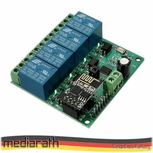 LC Technology 12V 4 canales relé 4 canales ESP8266 WIFI - Tasmota 15 NUEVO - Imagen 1 de 14