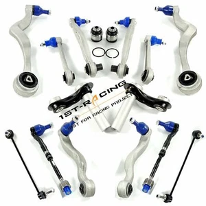 FOR BMW E60 E61 525i 535i M5 2006-2010 FRONT REAR SUSPENSION CONTROL ARMS KIT - Foto 1 di 3