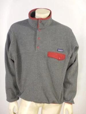 Patagonia Synchilla Snap-T Fleece Pullover Jacket Nickel Grey Size MEDIUM - Image 1 of 4