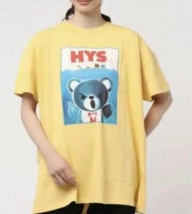 Hysteric Glamour Yellow T-shirt FREESIZE Women 54874 - Picture 1 of 1